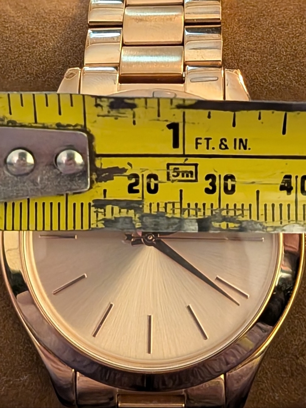 MICHAEL KORS MK-3197 Slim Runway Gold Tone Stainless Steel Watch - Picture 7 of 8